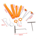 12PC Car Audio Maintenance kit Remover Pry Bar Car Dash Radio Clip Tools seSEAU