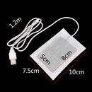 5v portable usb heating sheet warm hand mouse pad carbon fiber heating pad  BX