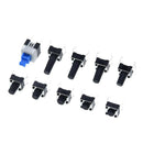 180pcs 6x6x4.3mm 5 6 7 8 9.5 11 12 13 14 Tactile Push Button Micro Switch