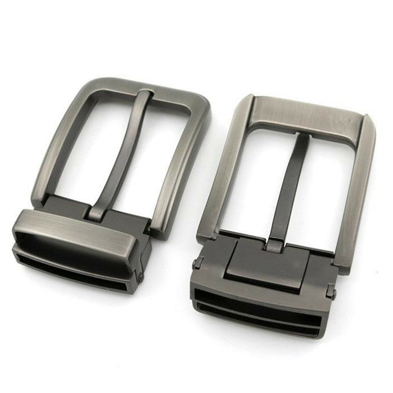 Mens Classic Alloy Belt Single Prong Rectangular Pin Buckle Replacement