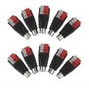10x Speaker Wire Cable to Audio Female RCA Connector Adapter Plug