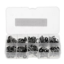 90pcs Fishing Rod Guides Top Tips Repair Kit Fish Rod Replacement Parts