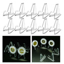 10Pcs Coins Display Stands Easel for Tokens Medallions Lighters Collectibles