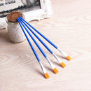 Paint Brushes Set 50 Pcs Kids Nylon Flat Hair Small Oil Watercolor Artist P