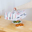 Kitchen Foldable Aluminum Foil Food Cover Insulated Anti Fly Mosquito Cover A