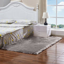 Faux Fur Rug Soft Fluffy Rug 60 x 90 cm Shaggy Rugs Faux Sheepskin Area RugsW5O9