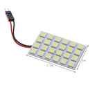 T10 5050 24SMD LED Panel Car Interior White Light Festoon Dome Lamp Blub