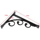 Aluminum Wall Shelf Bracket Angle Bracket Display for Home Office 15x12cm