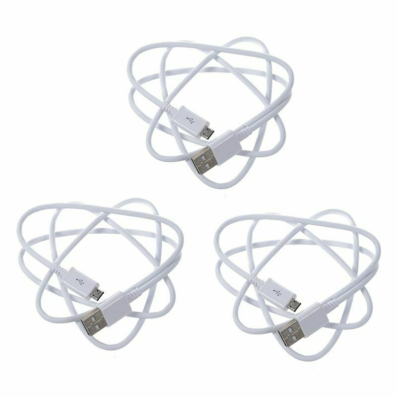 3PCS Micro USB Charging Data Cable for Android Smart Phone J5V6
