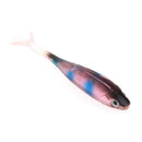 5Pcs Fishing Baits Soft Artificial Fish Concave Lure 9cm 5g Mixed Colors Vivid