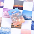 46x/Box Scenery Paper Stickers Stationery for Scrapbooking Diary Decoration