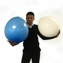 Giant Latex Balloons - 36 Inch/3 Foot Diameter - Blue/White/Pink Birthdays  A4Y5