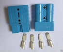4PCS Battery Quick Connector 50A 8AWG Plug Connect Disconnect Winch Trailer Blue