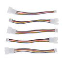 2Pcs Universal small 4 Pin to 3pin 4pin fan PWM connector extension cable OZ