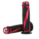 5  Motorcycle Bike Handlebar Hand Grip Ccmfort Rubber GEL CNC Aluminum