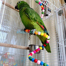 Pet Bird Parrot Swing Toys Cage Hanging Chew Bite Parakeet Cockatiel Cockatoo