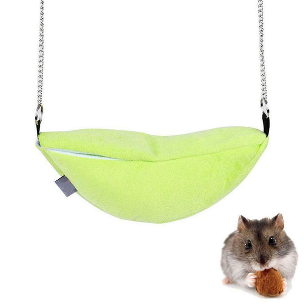Hamster Banana Shaped Hammock Small Pet Gerbil Rat Mouse Hanging Nest Bed Toys