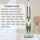 Compatible with Bissell Crosswave 2306 Multi-Surface Pet Brush Roll 1934 Ar