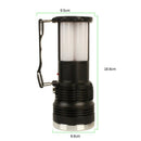 Solar Power Rechargeable Battery Camping Tent Light Lantern LED Flashlight