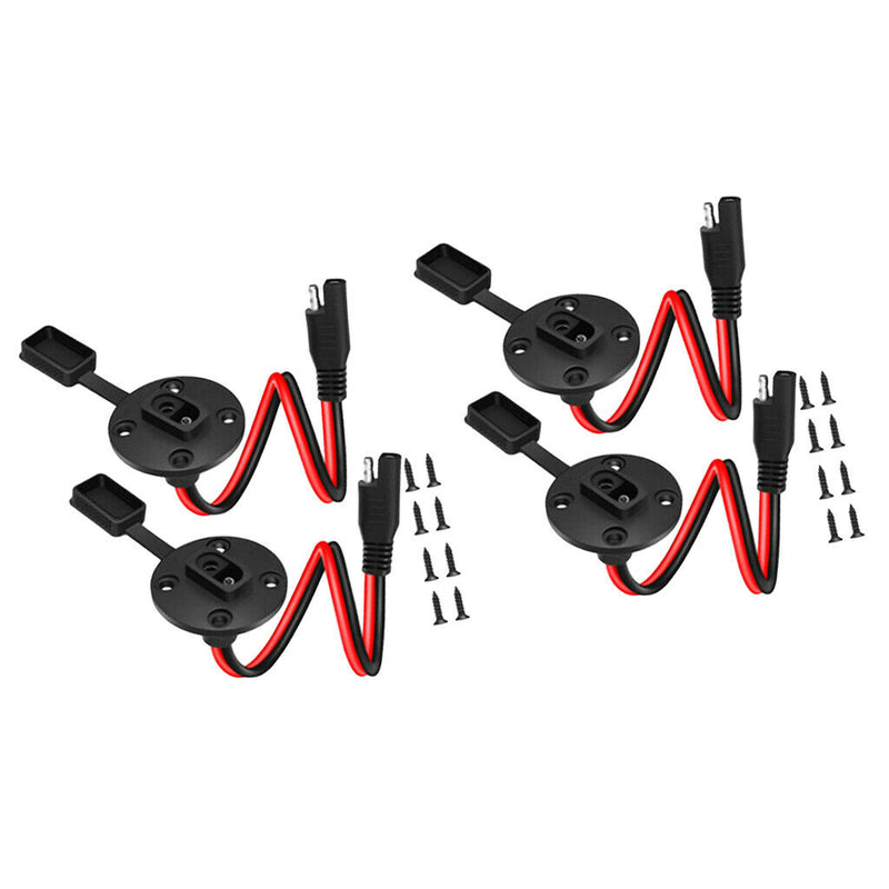2x Solar Weatherproof SAE Socket Sidewall Port,SAE Quick