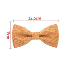 Novelty Corkwood Bow Ties For Men Wedding Marriage Handmade Cork Wood Bow t Z5B2