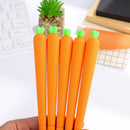 Cute Carrot 0.5mm Ink Plastic Gel Pen Office School Kids Gift Stationery AU