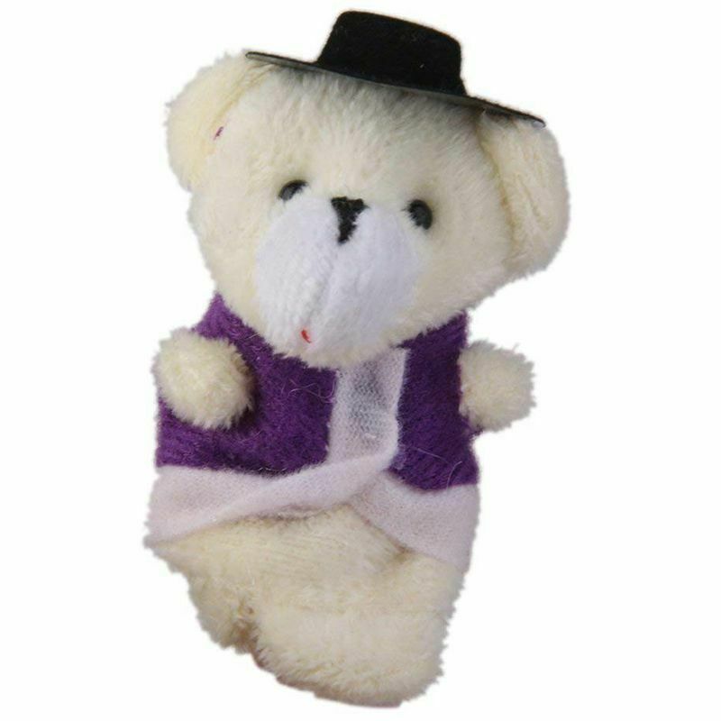 Lot of 5 pcs Finger Puppets Fairytale Fairy Tale Goldilocks and Three Bears W6K8