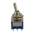 10pcs On-Off-On 3-Way Mini Toggle Switch 6-Pin 6A 125VAC New High Quality