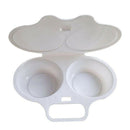 Kitchen Microwave Oven Round Shape Egg Steamer Cooking Mold Egg Poacher Egg ToFT