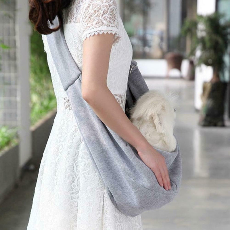 Hands-Free Dog Cat Sling Bag Portable Outdoor Pet Carrier Shoulder Pouch SN9F