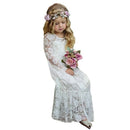 New Autumn Girls Princess Dress Long Sleeve Lace Hollow Elegant Cute ChildreE3K6