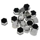 20pcs 17mm Car Plastic Caps Bolts Covers Nuts Alloy Wheel For Skoda, Audi,