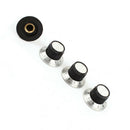 4 x potentiometer Pot metal knob with 0-9 turntable for 6mm shaft knob M9W2