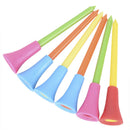 30PC Multi Color Plastic Golf Tees 83mm Durable Rubber Cushion Top Golf TeeJAME
