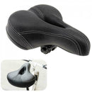 Wide Big Bicycle Saddle Seat Big Bum Soft Extra Comfort Pad Cushion Gel A0F2