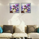 Lavender flower arranging 5D DIY diamond Painting flowers Cross Stitch diam