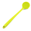 Long Handle Silicone Bath Brush Back Rub Massage Shower Cleaning Brushes