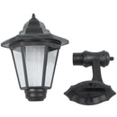 LED solar  wall lanterns wall light lamp outdoor garden fence door F6N3