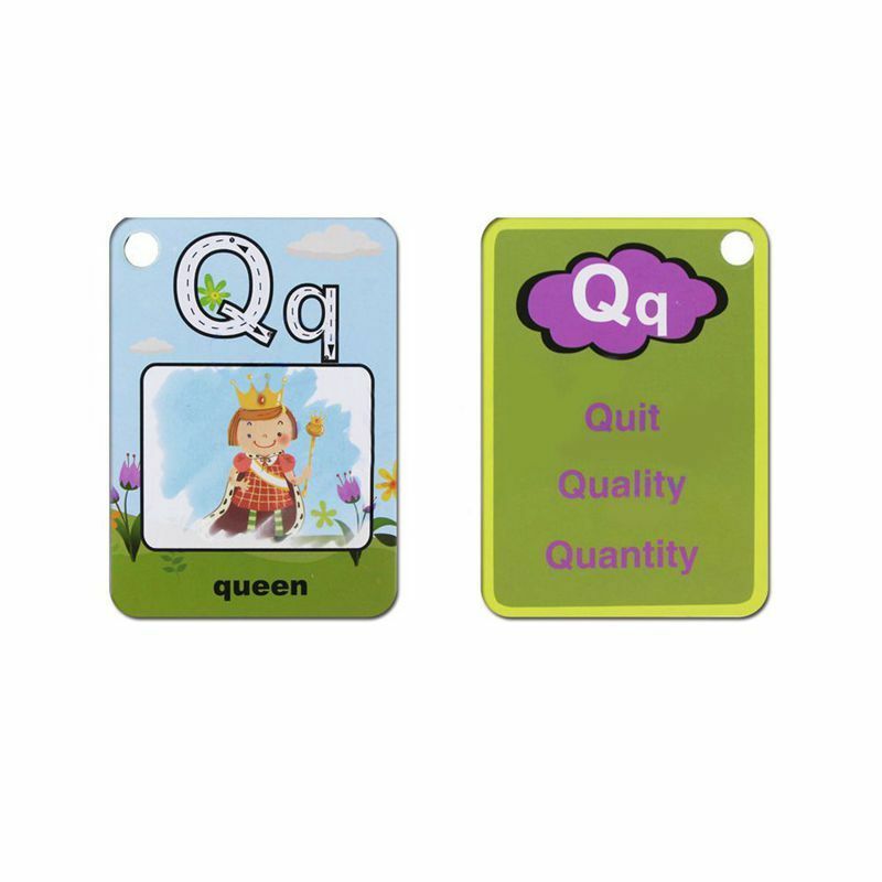 English Learning Card Magic Water Drawing Card with 2 Magic Pens Letter Card  Q5