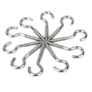 10pcs Mini Eye Pins Screw Hook House Curtain Net Wire Hanging Hook 55x3.8mm