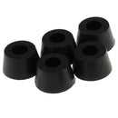 5 Pack 12x21mm Round Rubber Bumpers Black Feet Spacers for Electronics, Computer