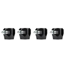 4Pcs Aluminum Hex Hose Finisher Clamp with Screw Band Hose End Cover 6AN