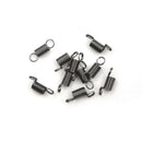 10PCS 15mm Stainless Steel small Tension Spring With Hook For Tensile DIY To ME