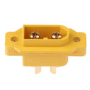 Mountable XT60 Male Plug Connector For Racing Models Fixed Board DIY Spare SEAU