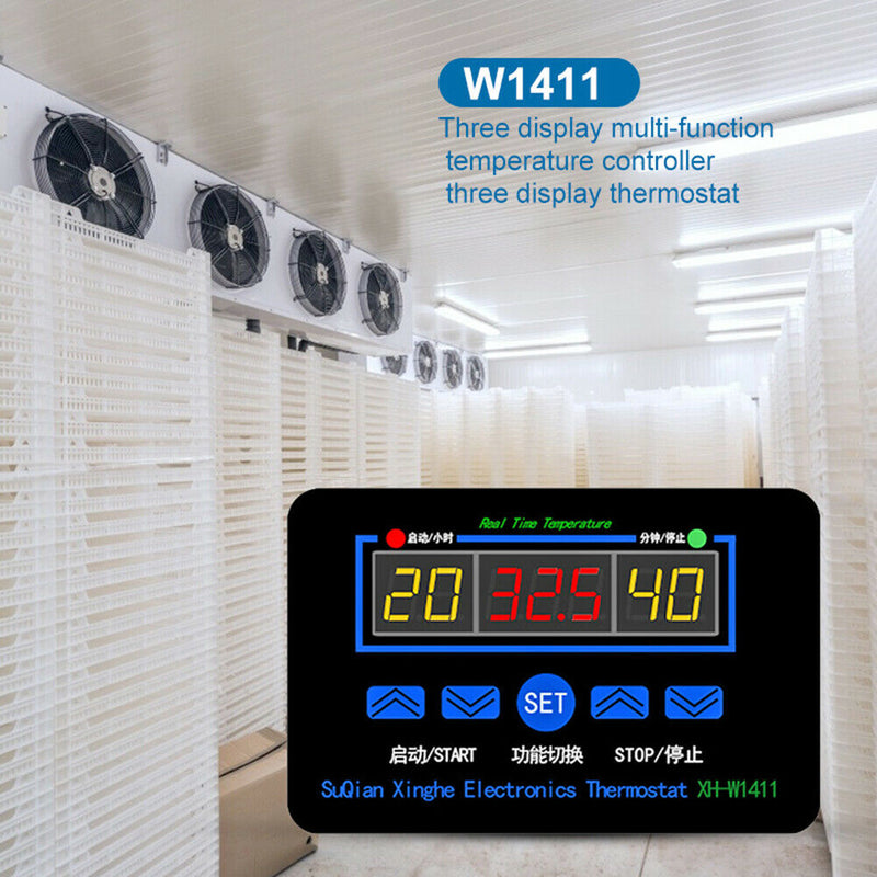 W1411 Digital Thermostat Temperature Humidity Controller Egg Incubator