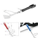 Bike Kickstand Aluminum Alloy Adjustable Bicycle Kickstand Rear Side Non-Slip