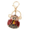 Chinese God of Wealth Fortune Keychain Keyring Charm Pendant New Year Gift