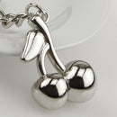 Cute Zinc alloy Cherry Keychain Key Ring Pendant Girl Friend Kid Gift Prese