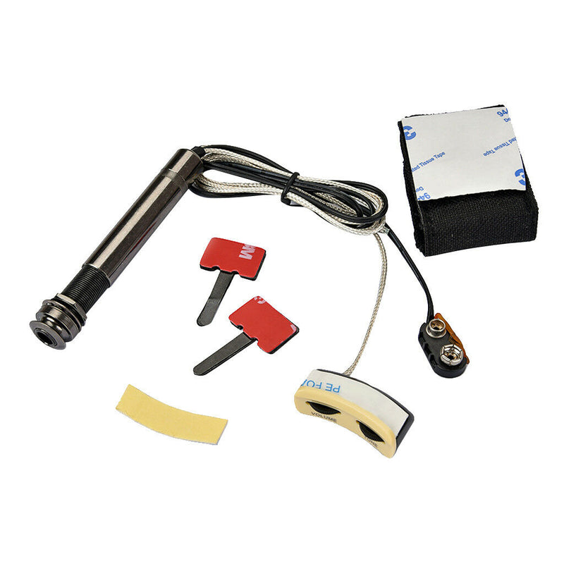 Mini Ukulele Piezo Pickup Preamp System for Ukulele Guitar Accessories