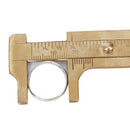 3.25" 80mm Brass Vernier Caliper Gauge Sliding Gem Bead Tool Jewelers Inche